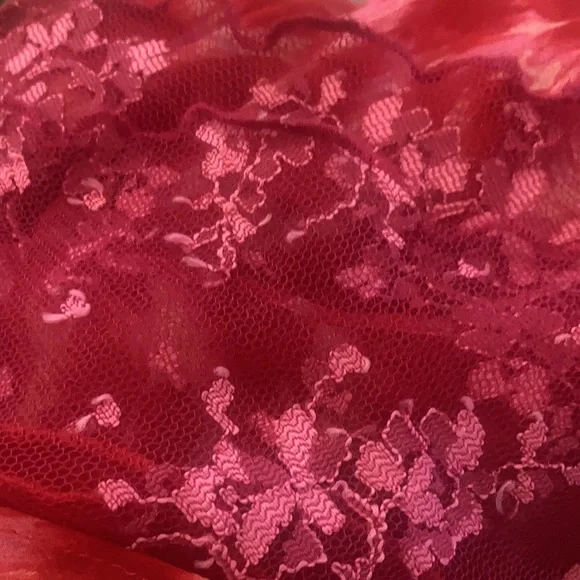 Vintage Betsey Johnson 90s 2000s Midi Animal Print silk asymmetrical red pink - Picture 8 of 16